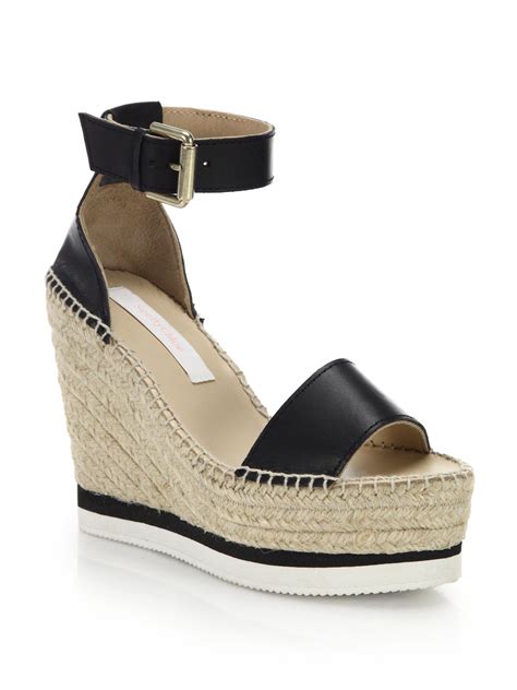 chloe espadrilles wedge|chloe women's sandals.